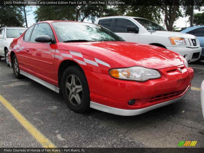 Front 3/4 View of 2000 Monte Carlo Limited Edition Pace Car SS