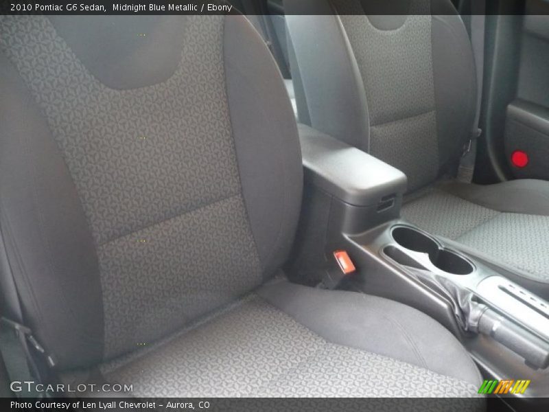 Midnight Blue Metallic / Ebony 2010 Pontiac G6 Sedan