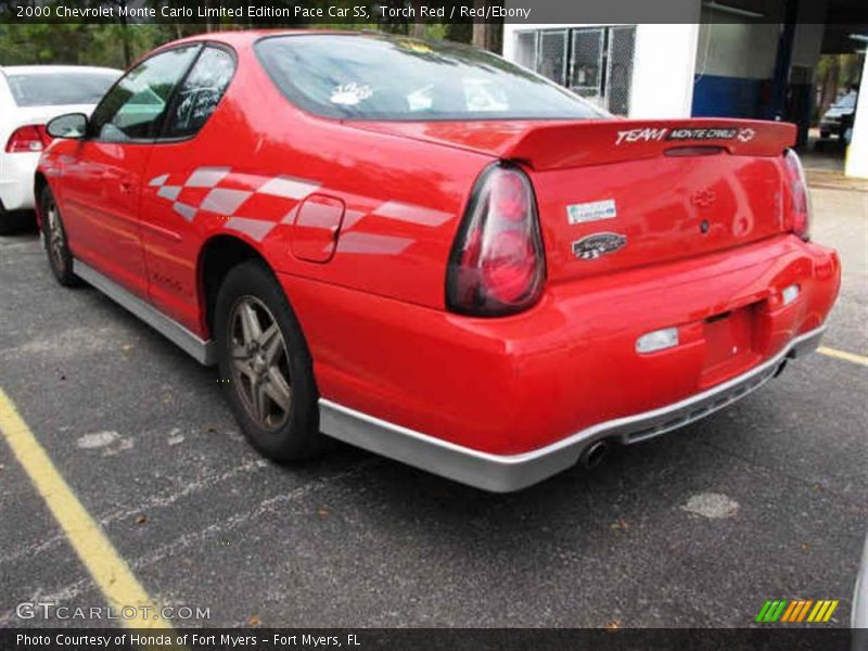 Torch Red / Red/Ebony 2000 Chevrolet Monte Carlo Limited Edition Pace Car SS