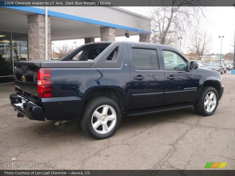 Dark Blue Metallic / Ebony 2008 Chevrolet Avalanche LT 4x4