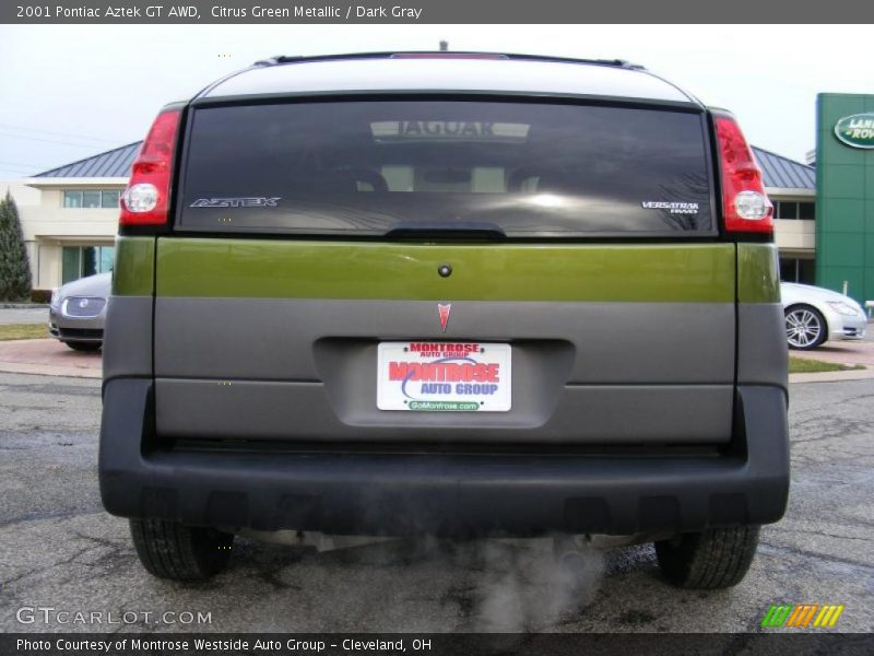 Citrus Green Metallic / Dark Gray 2001 Pontiac Aztek GT AWD