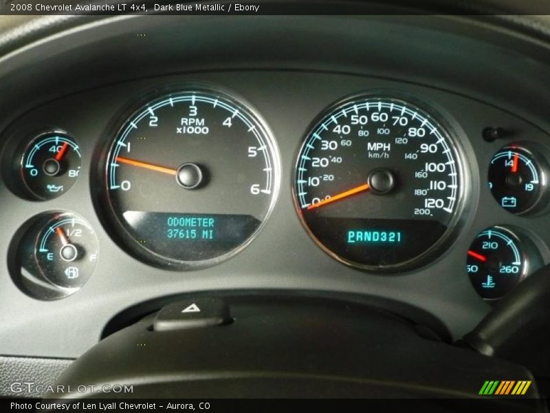 Dark Blue Metallic / Ebony 2008 Chevrolet Avalanche LT 4x4