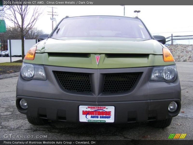Citrus Green Metallic / Dark Gray 2001 Pontiac Aztek GT AWD