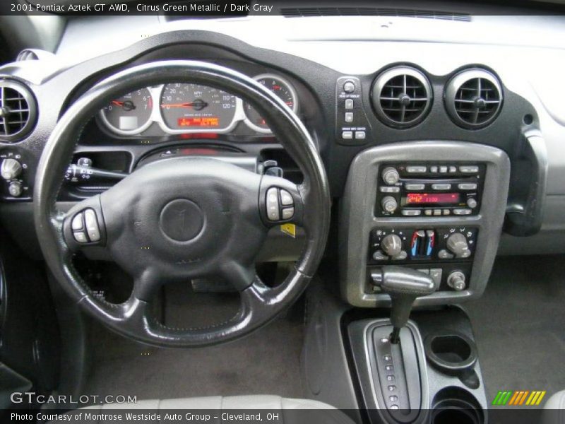 Controls of 2001 Aztek GT AWD