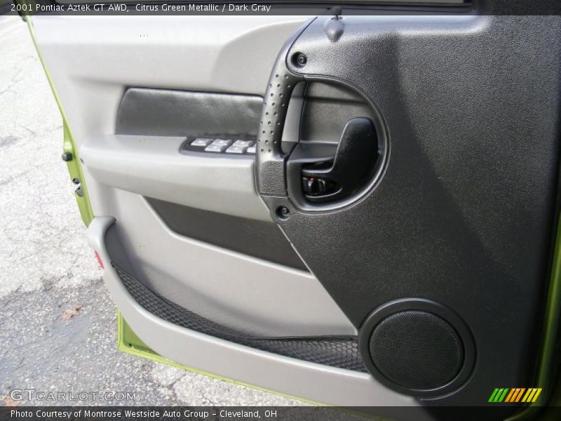 Citrus Green Metallic / Dark Gray 2001 Pontiac Aztek GT AWD