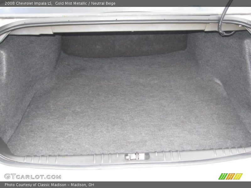 Gold Mist Metallic / Neutral Beige 2008 Chevrolet Impala LS
