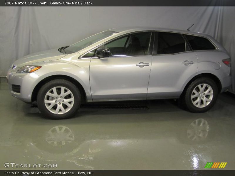 Galaxy Gray Mica / Black 2007 Mazda CX-7 Sport