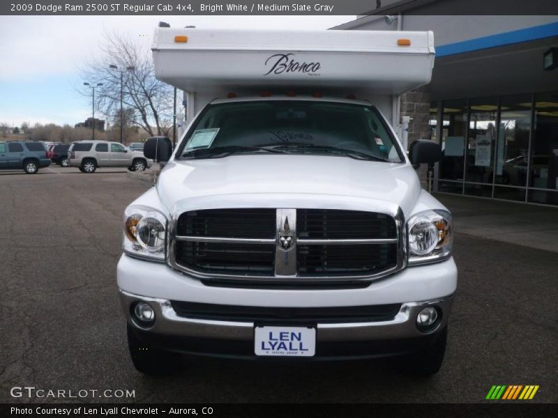 Bright White / Medium Slate Gray 2009 Dodge Ram 2500 ST Regular Cab 4x4