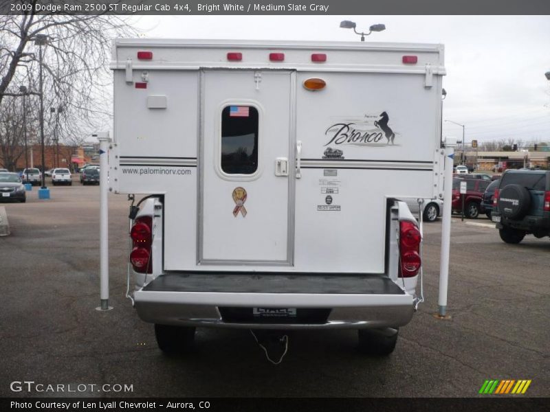 Bright White / Medium Slate Gray 2009 Dodge Ram 2500 ST Regular Cab 4x4