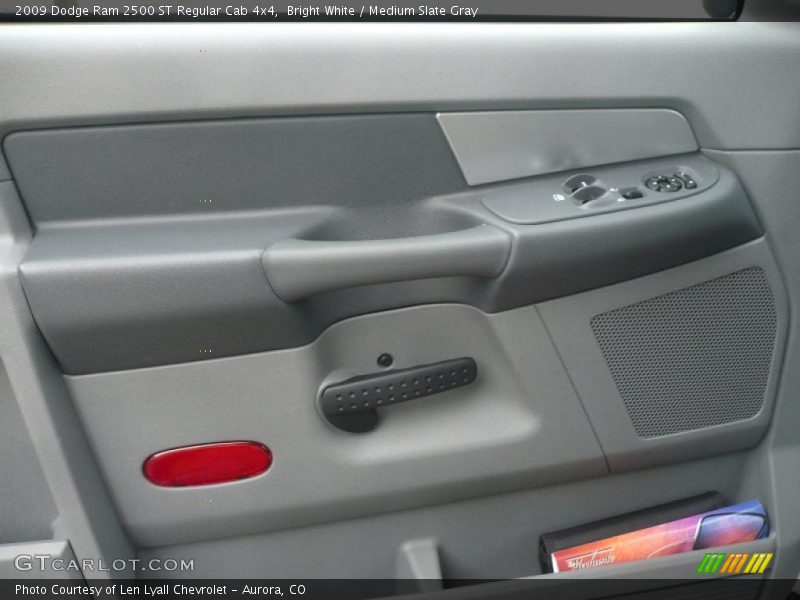 Bright White / Medium Slate Gray 2009 Dodge Ram 2500 ST Regular Cab 4x4