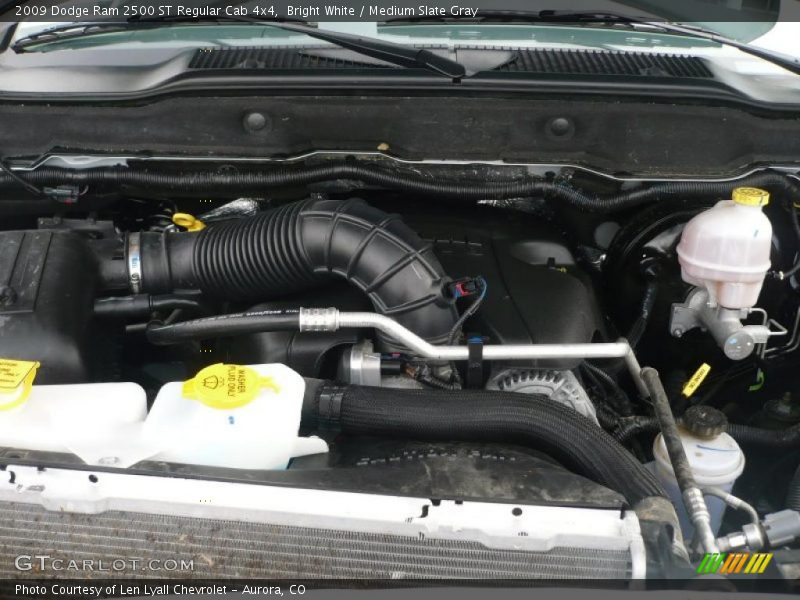 Bright White / Medium Slate Gray 2009 Dodge Ram 2500 ST Regular Cab 4x4