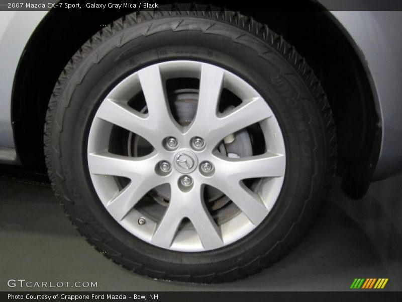 Galaxy Gray Mica / Black 2007 Mazda CX-7 Sport