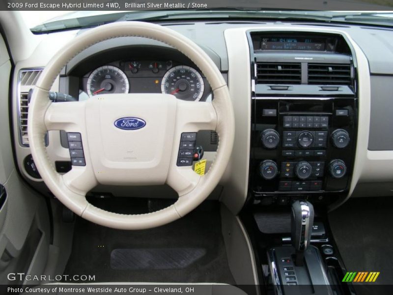 Dashboard of 2009 Escape Hybrid Limited 4WD