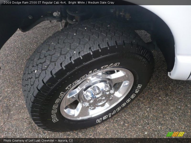 Bright White / Medium Slate Gray 2009 Dodge Ram 2500 ST Regular Cab 4x4