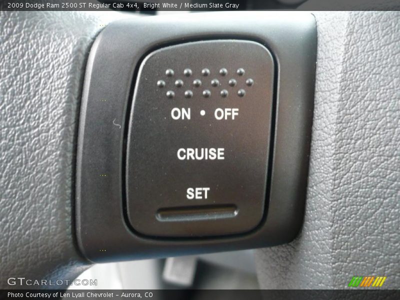 Bright White / Medium Slate Gray 2009 Dodge Ram 2500 ST Regular Cab 4x4