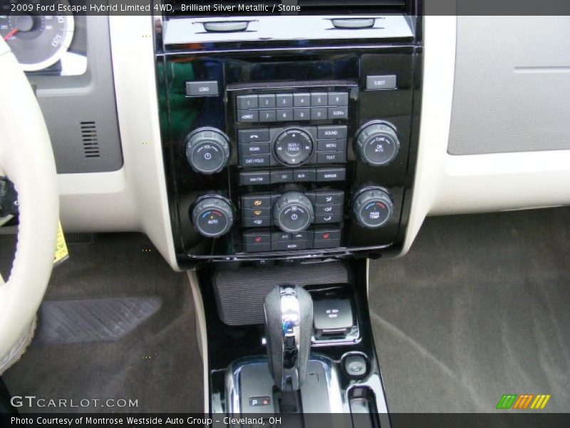Controls of 2009 Escape Hybrid Limited 4WD