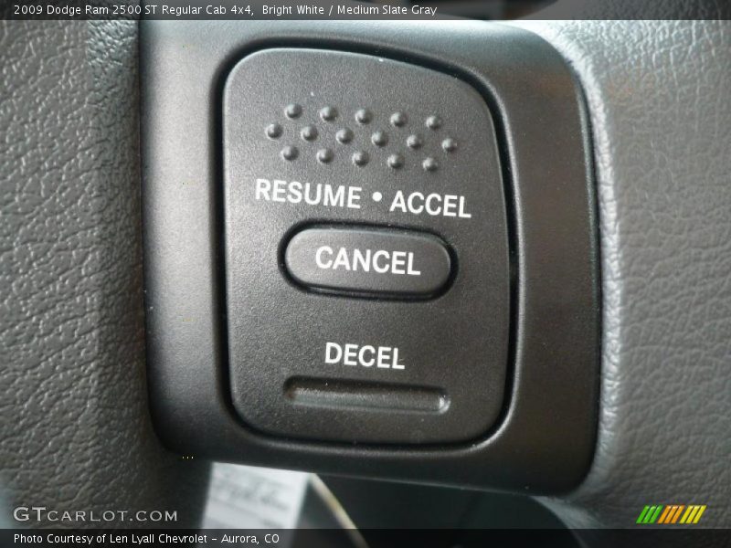 Bright White / Medium Slate Gray 2009 Dodge Ram 2500 ST Regular Cab 4x4