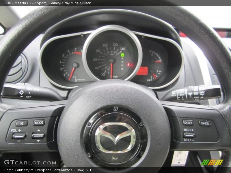 Galaxy Gray Mica / Black 2007 Mazda CX-7 Sport