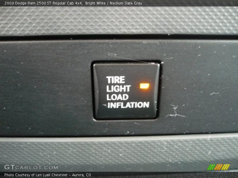 Bright White / Medium Slate Gray 2009 Dodge Ram 2500 ST Regular Cab 4x4