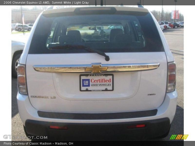 Summit White / Light Gray 2006 Chevrolet Equinox LS AWD