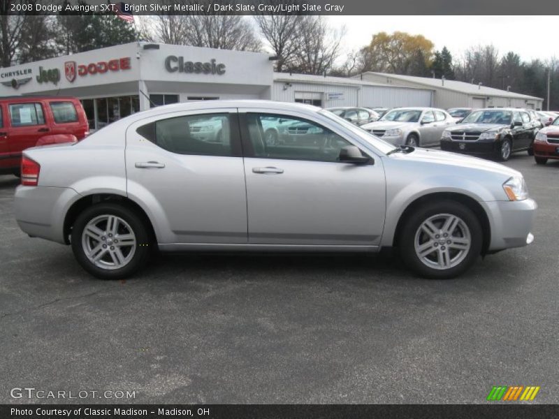 Bright Silver Metallic / Dark Slate Gray/Light Slate Gray 2008 Dodge Avenger SXT