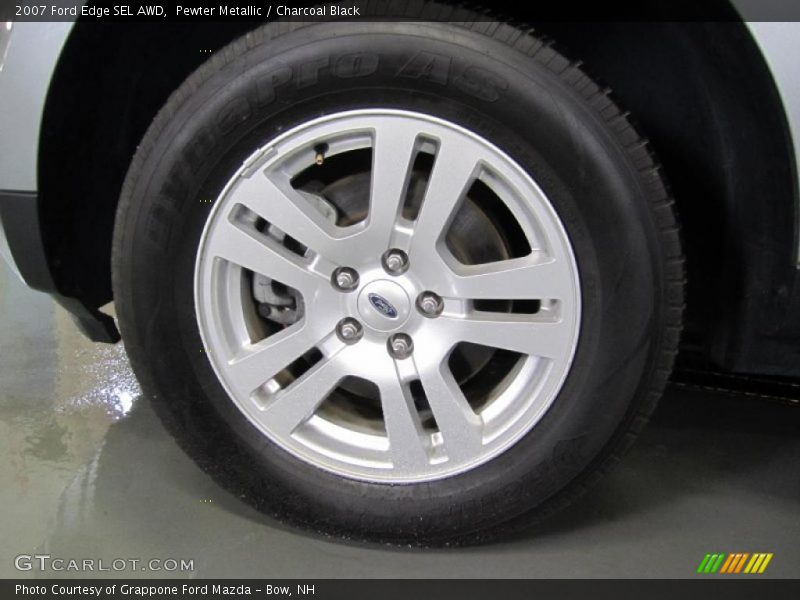 Pewter Metallic / Charcoal Black 2007 Ford Edge SEL AWD