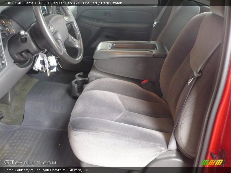  2004 Sierra 1500 SLE Regular Cab 4x4 Dark Pewter Interior