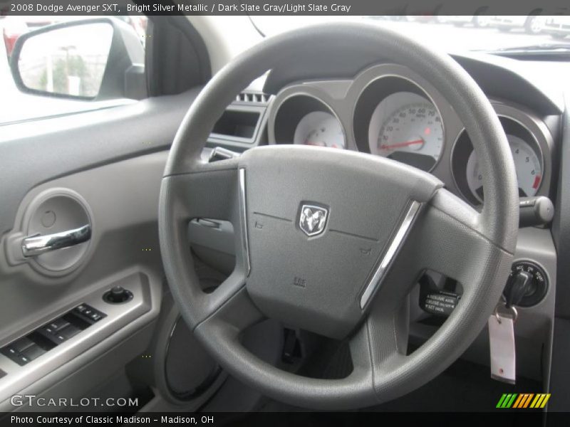 Bright Silver Metallic / Dark Slate Gray/Light Slate Gray 2008 Dodge Avenger SXT