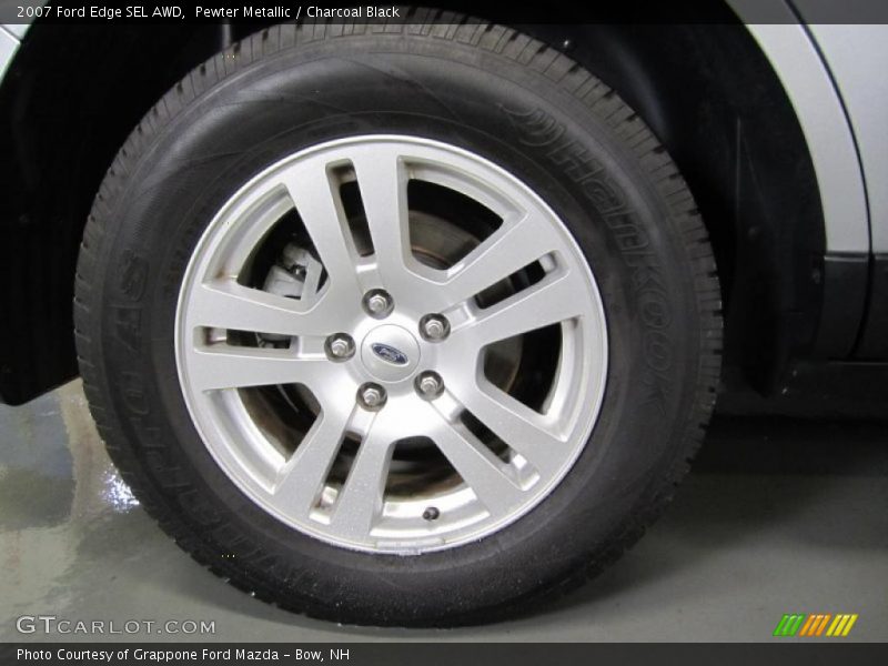 Pewter Metallic / Charcoal Black 2007 Ford Edge SEL AWD
