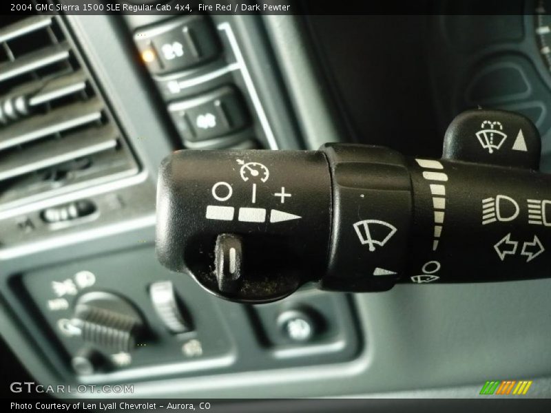 Controls of 2004 Sierra 1500 SLE Regular Cab 4x4
