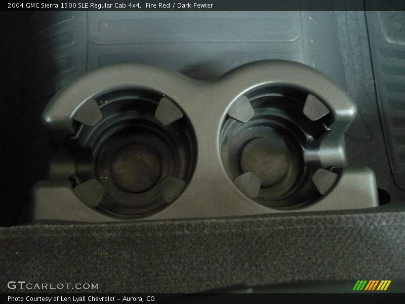 Fire Red / Dark Pewter 2004 GMC Sierra 1500 SLE Regular Cab 4x4
