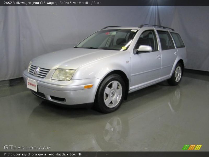Reflex Silver Metallic / Black 2002 Volkswagen Jetta GLS Wagon
