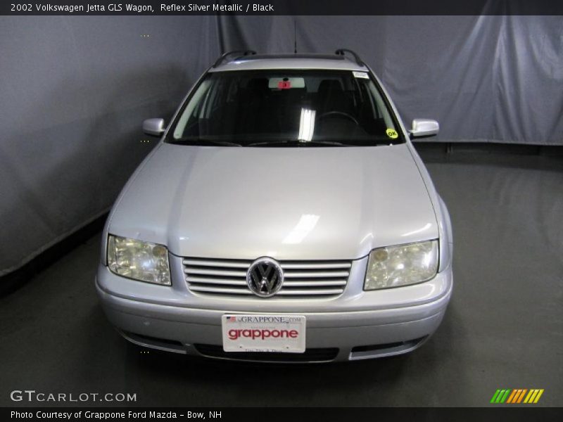 Reflex Silver Metallic / Black 2002 Volkswagen Jetta GLS Wagon