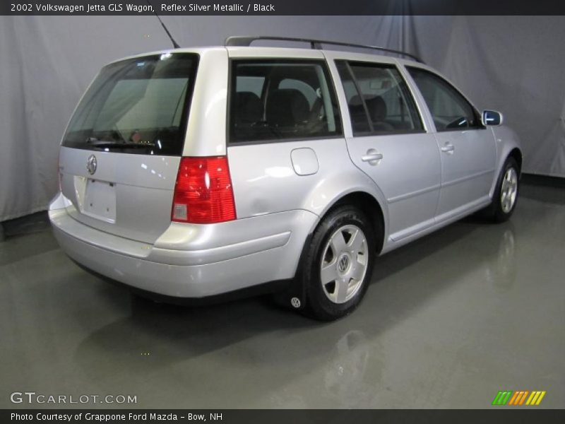 Reflex Silver Metallic / Black 2002 Volkswagen Jetta GLS Wagon