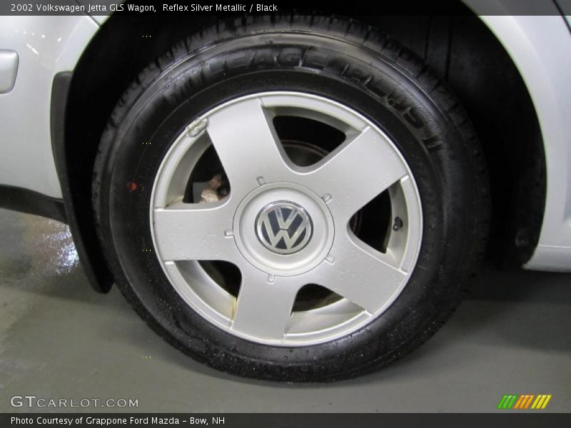 Reflex Silver Metallic / Black 2002 Volkswagen Jetta GLS Wagon