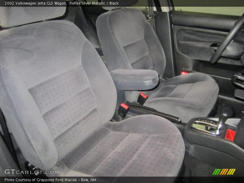 Reflex Silver Metallic / Black 2002 Volkswagen Jetta GLS Wagon