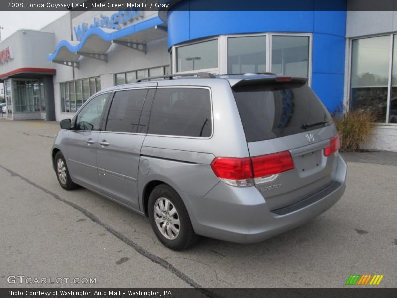 Slate Green Metallic / Gray 2008 Honda Odyssey EX-L