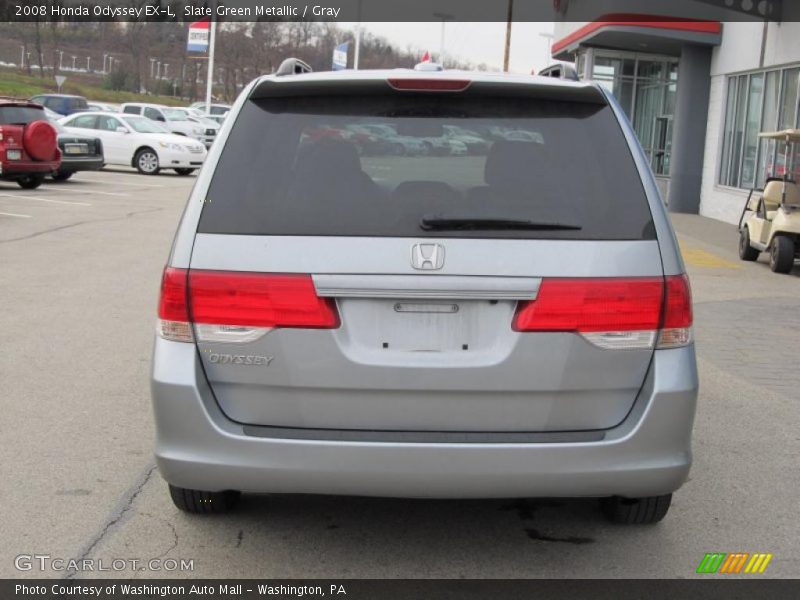 Slate Green Metallic / Gray 2008 Honda Odyssey EX-L