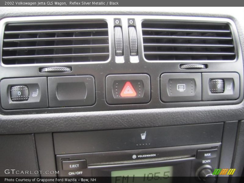 Reflex Silver Metallic / Black 2002 Volkswagen Jetta GLS Wagon