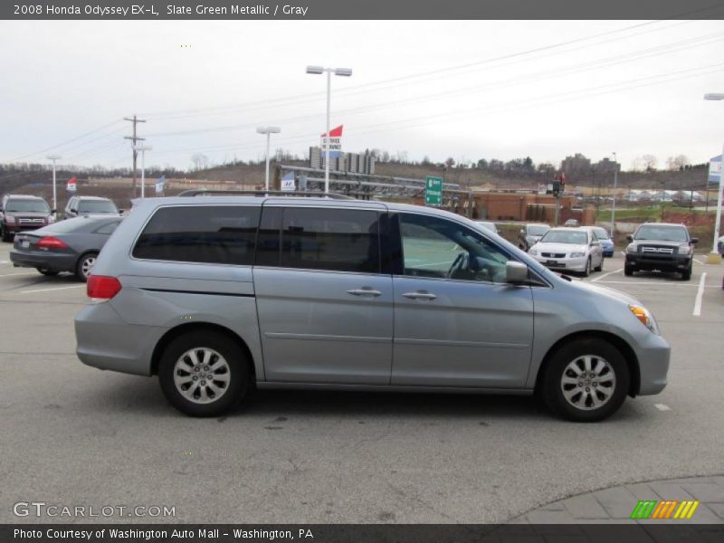 Slate Green Metallic / Gray 2008 Honda Odyssey EX-L