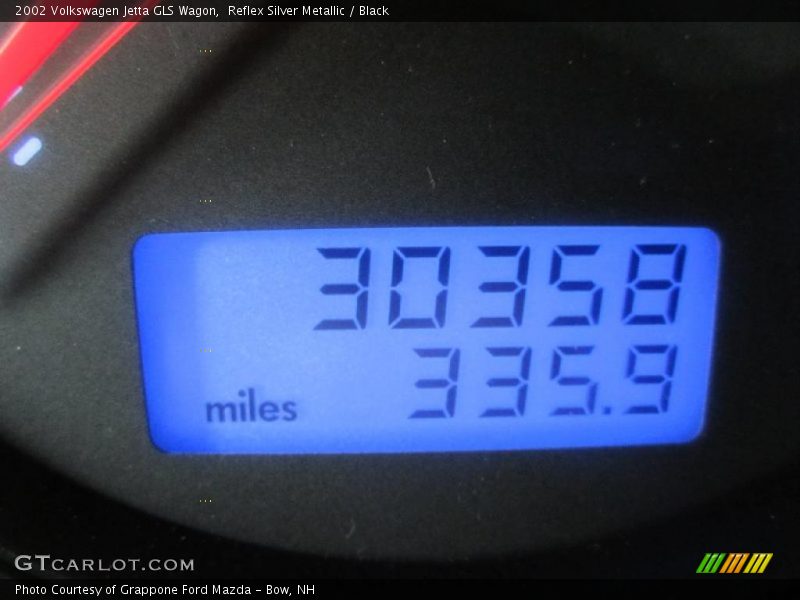 Reflex Silver Metallic / Black 2002 Volkswagen Jetta GLS Wagon