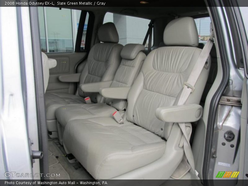 Slate Green Metallic / Gray 2008 Honda Odyssey EX-L