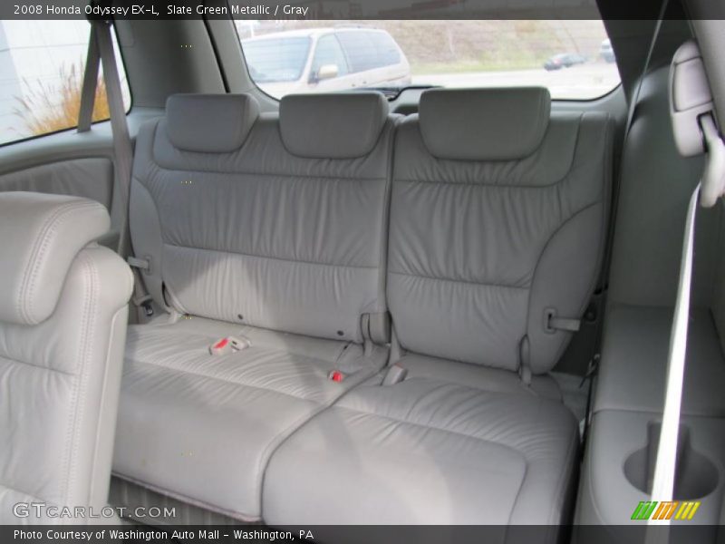 Slate Green Metallic / Gray 2008 Honda Odyssey EX-L