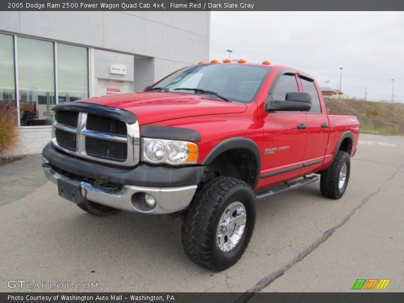 Flame Red / Dark Slate Gray 2005 Dodge Ram 2500 Power Wagon Quad Cab 4x4