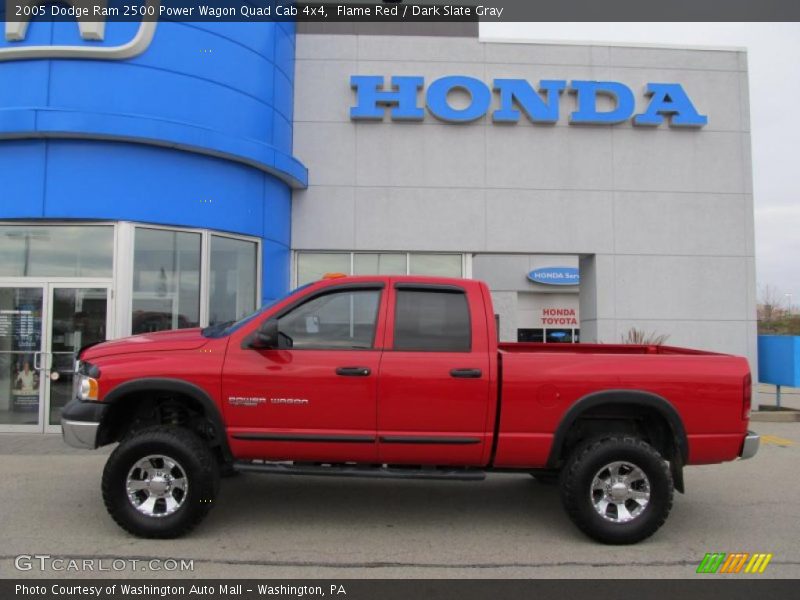 Flame Red / Dark Slate Gray 2005 Dodge Ram 2500 Power Wagon Quad Cab 4x4