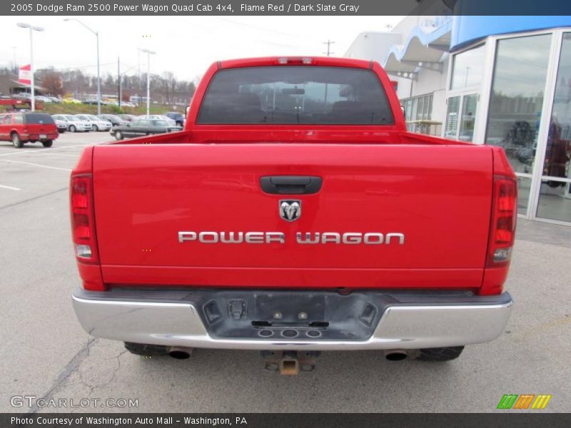 Flame Red / Dark Slate Gray 2005 Dodge Ram 2500 Power Wagon Quad Cab 4x4