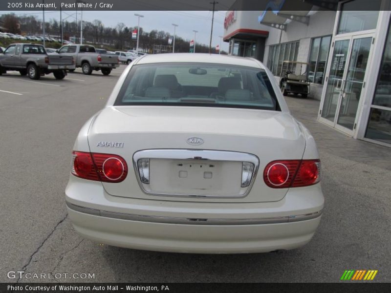 Pearl White / Gray 2005 Kia Amanti