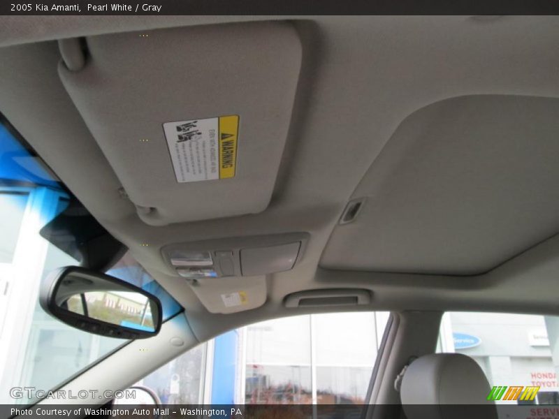 Pearl White / Gray 2005 Kia Amanti