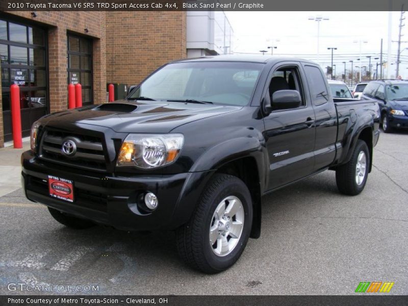 Front 3/4 View of 2010 Tacoma V6 SR5 TRD Sport Access Cab 4x4