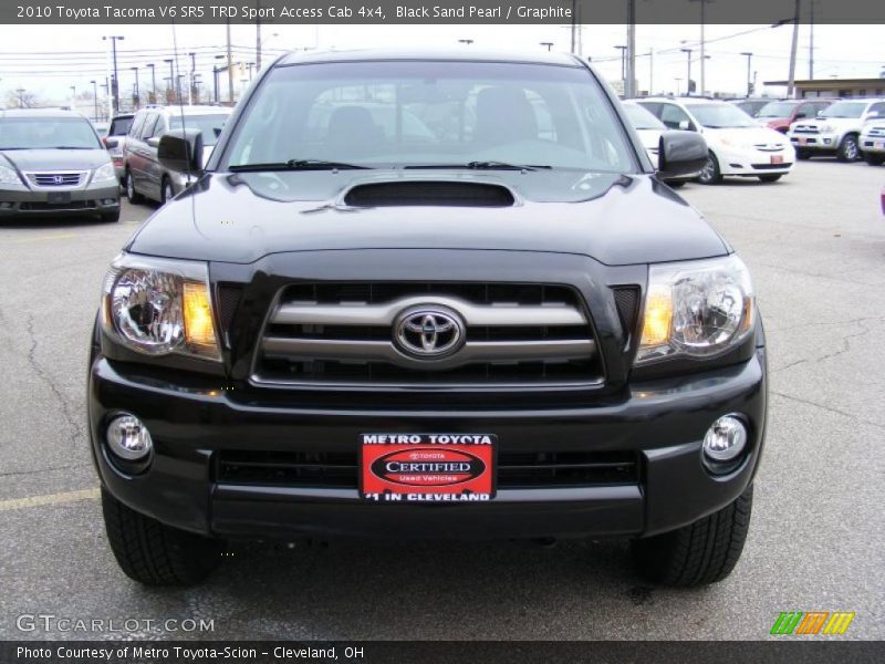 Black Sand Pearl / Graphite 2010 Toyota Tacoma V6 SR5 TRD Sport Access Cab 4x4